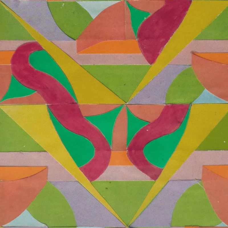 LAB4 CURATED _When_Couples_are_Formed_geometrisches_Bild_gerahmt_Collage